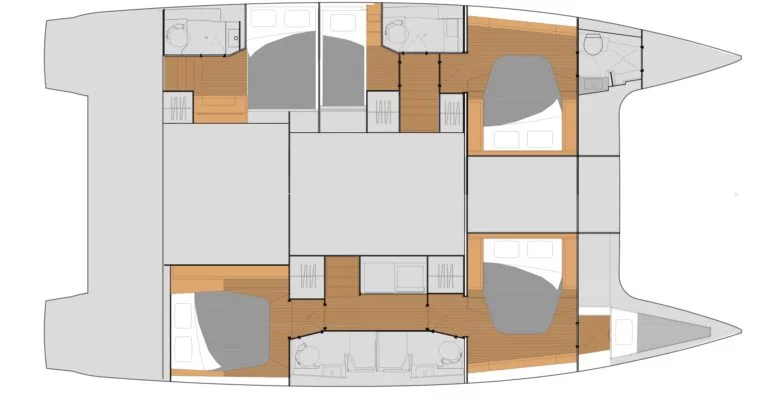 Fountaine Pajot Tanna 47 (Blue Vibes - FF)  - 6