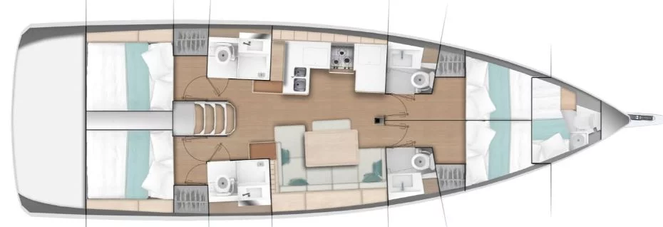 Sun Odyssey 490 (Electra)  - 7