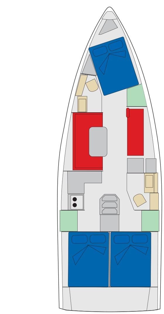 Photo #17 - Sun Odyssey 380 (GIULIETTA&ROMEO) en Salerno - 63200
