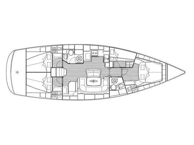 Bavaria 46 Cruiser-4  (Santa Cruz) Plan image - 2