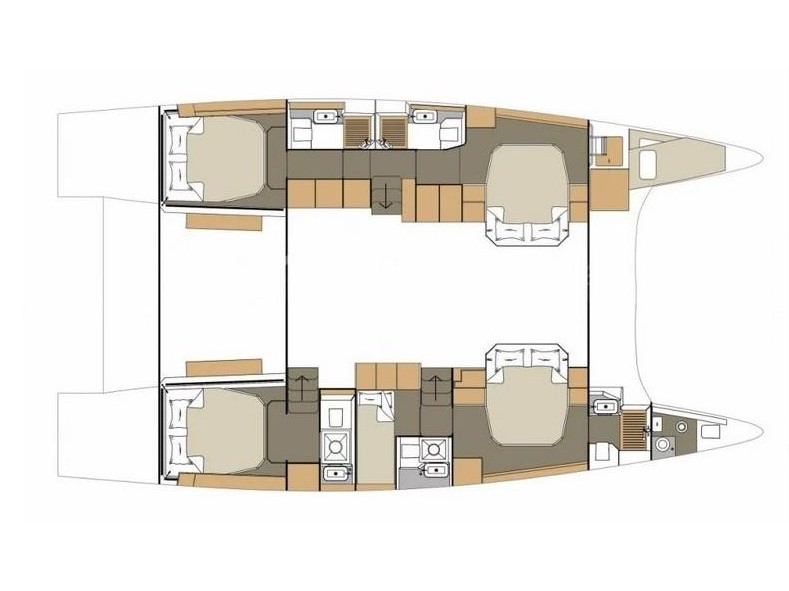 Photo #17 - Dufour Catamaran 48 12pax (Delphinus) in Porto Rotondo - 24468