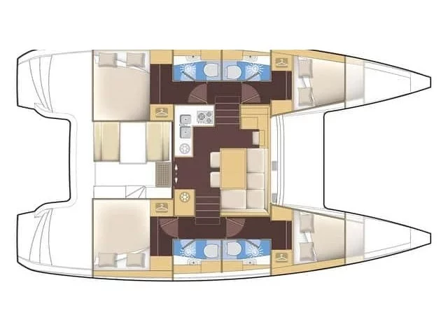 Lagoon 40 (Fil'eole) Plan image - 2