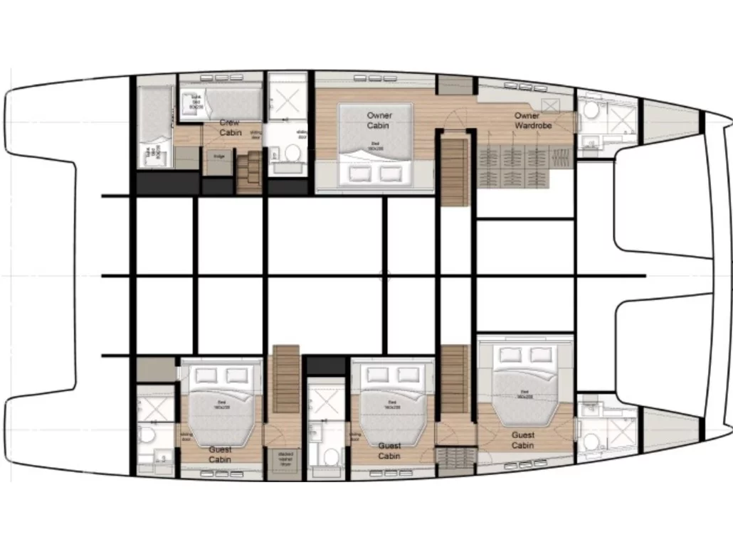 Sunreef 60 (DESSUS) Plan image - 130