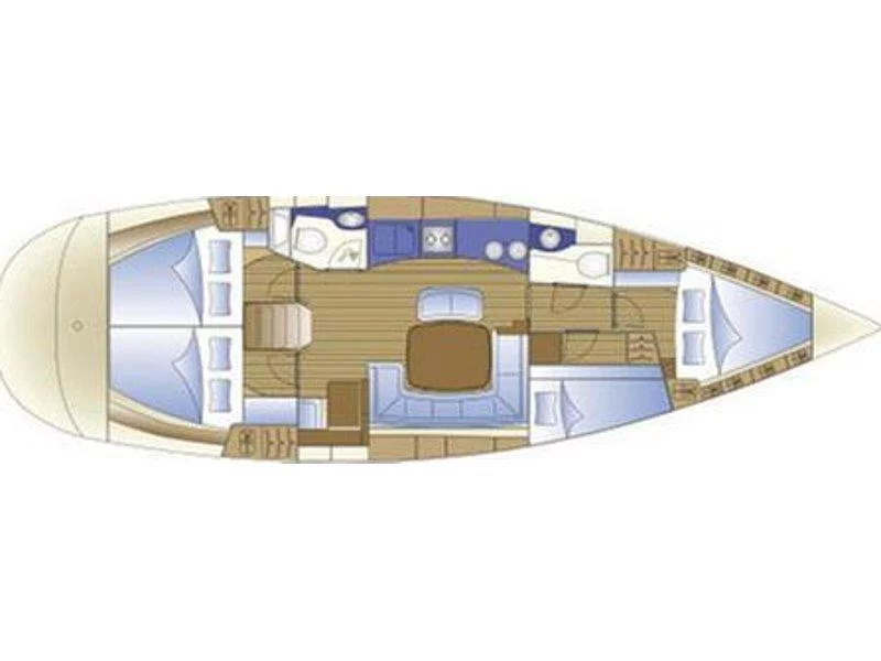 Bavaria 44 (Afrodita (sails 2013)) Plan image - 6