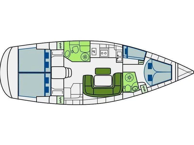 Bavaria 46 Cruiser (Cosma) Plan image - 5