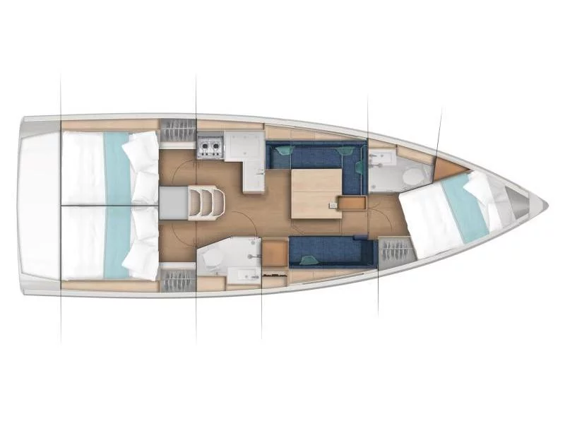 Sun Odyssey 380 (SSY-03) Plan image - 8