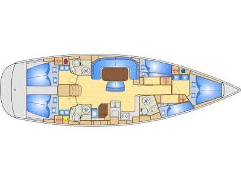 Bavaria 50 Cruiser (Taragon) Plan image - 2