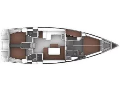 Bavaria Cruiser 46 (Rose) Plan image - 1