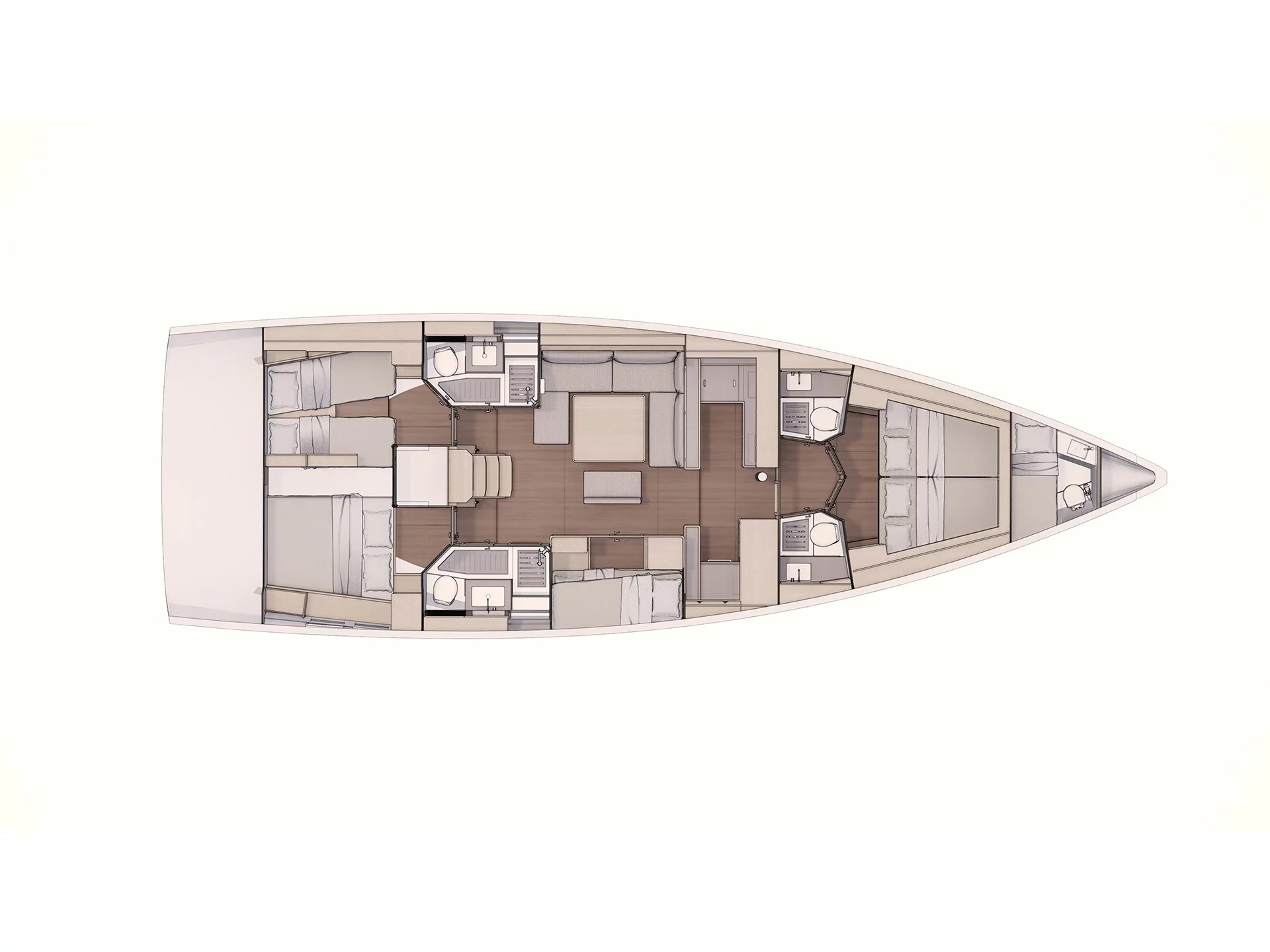 Dufour 530 (Princess Leia) Plan image - 8