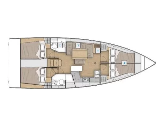 Oceanis 40.1 (STEFANO) Plan image - 5