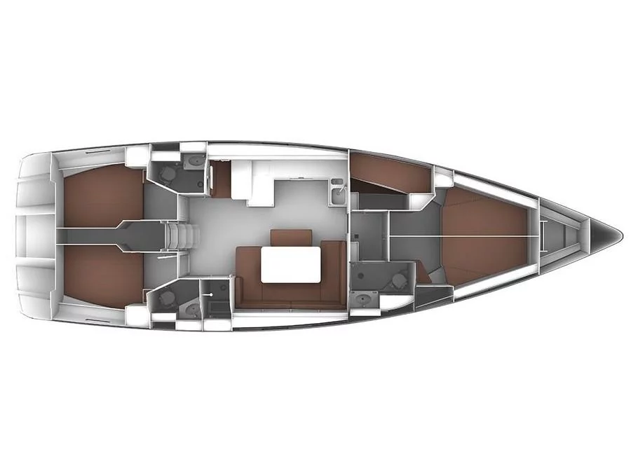 Bavaria Cruiser 51 (S/Y Thalassa) Plan image - 1