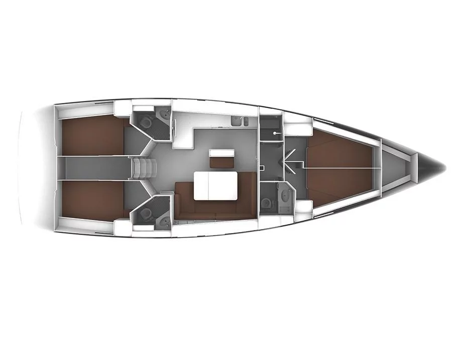 Bavaria Cruiser 46 (S/Y Kynthia) Plan image - 4