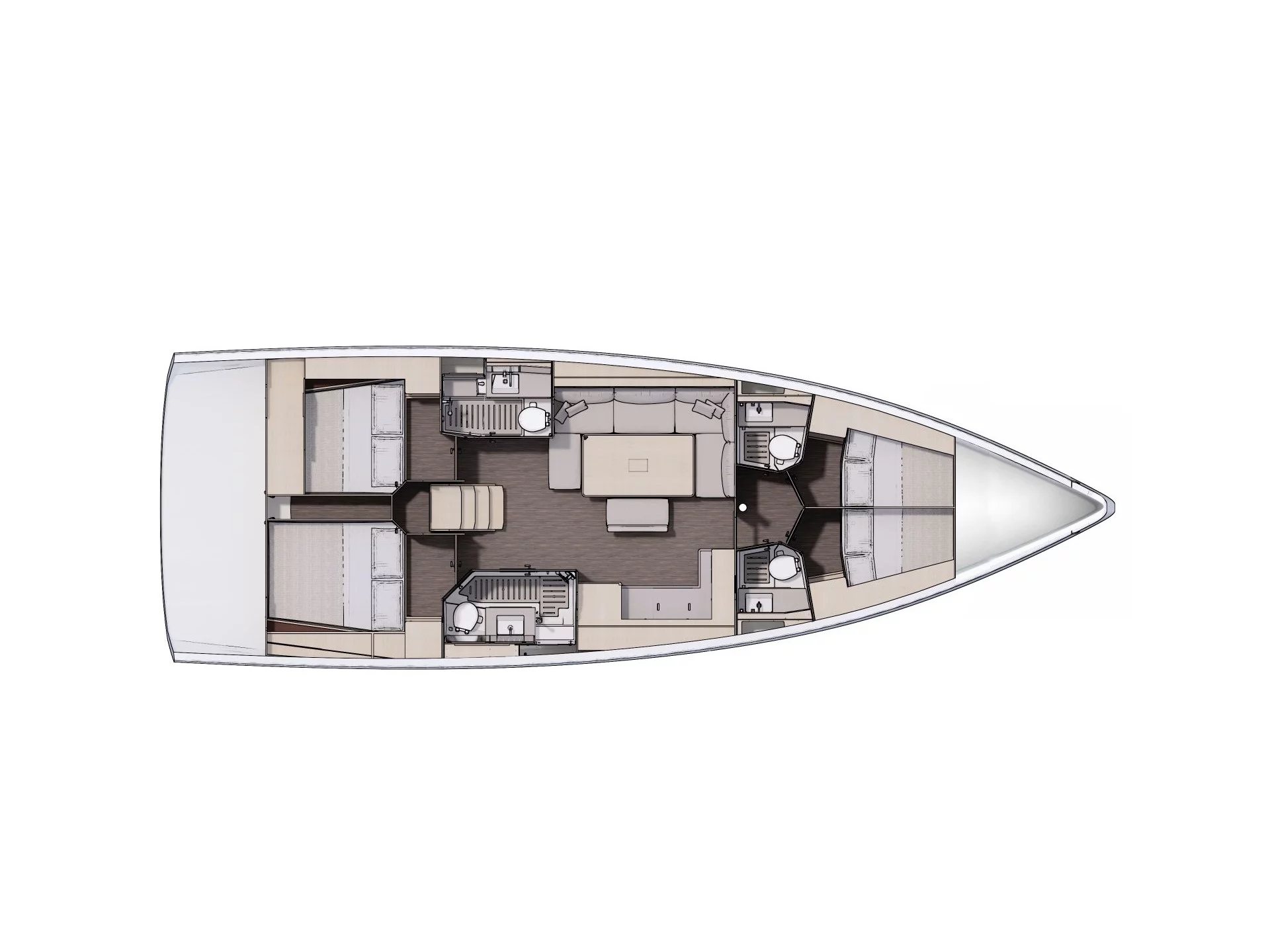 Dufour 470 (Ninna Nanna -, Solar Panel) Plan image - 1