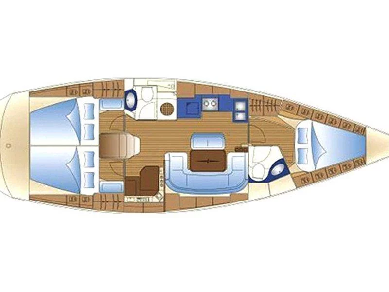 Bavaria 42 Cruiser (Iraklis) Plan image - 1