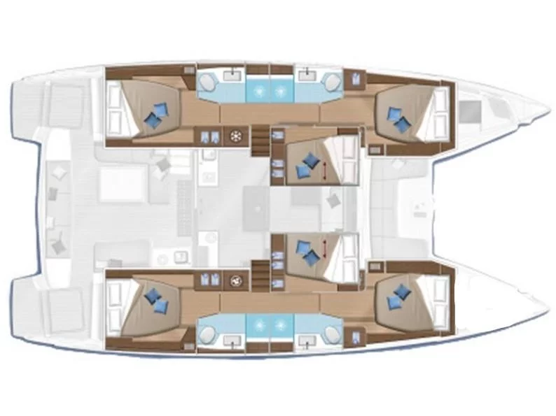 Lagoon 50 (Titti) Plan image - 1