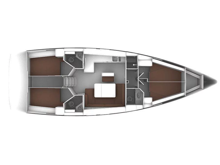 Bavaria Cruiser 46 (8+2 berths) (Giulia) Plan image - 6
