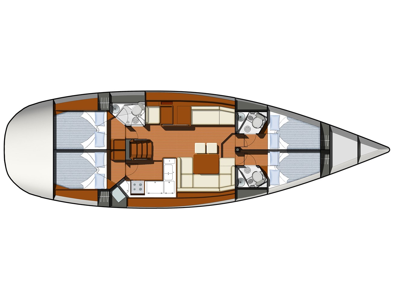 Photo #4 - Sun Odyssey 50DS (NEFELI II) en Rhodes - 11862