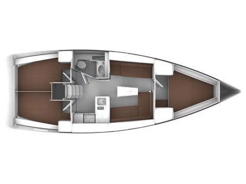 Bavaria 37 Cruiser (Ikona) Plan image - 3