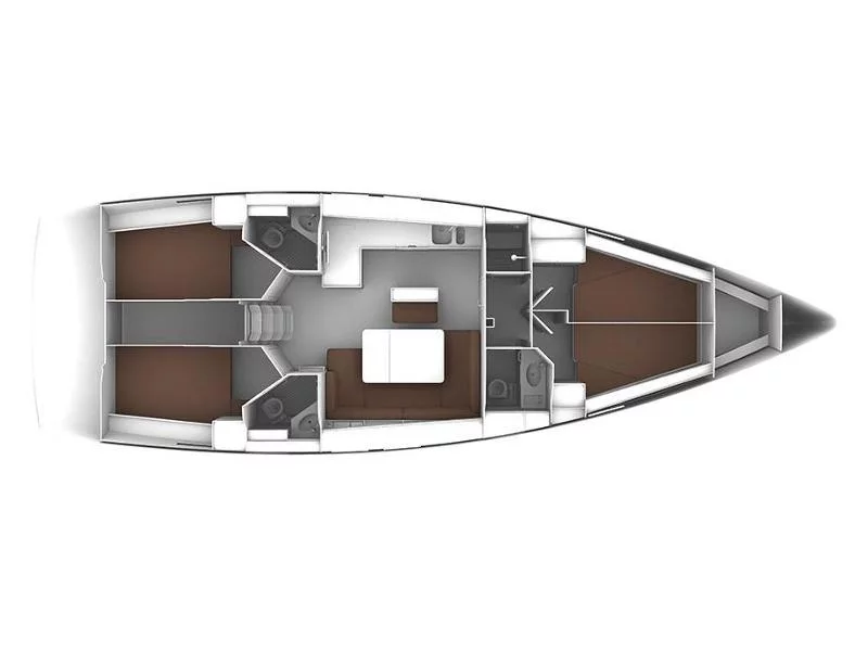 Bavaria 46 Cruiser (Ioli (New Sails 2022)) Plan image - 2