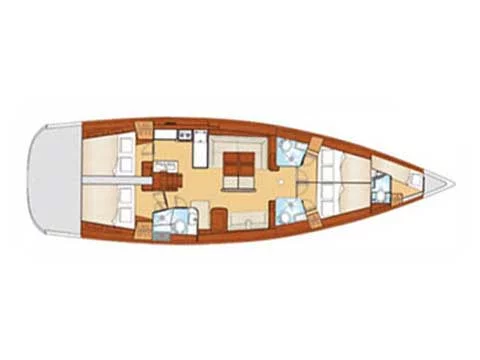 Oceanis 54 (Altais) Plan image - 1