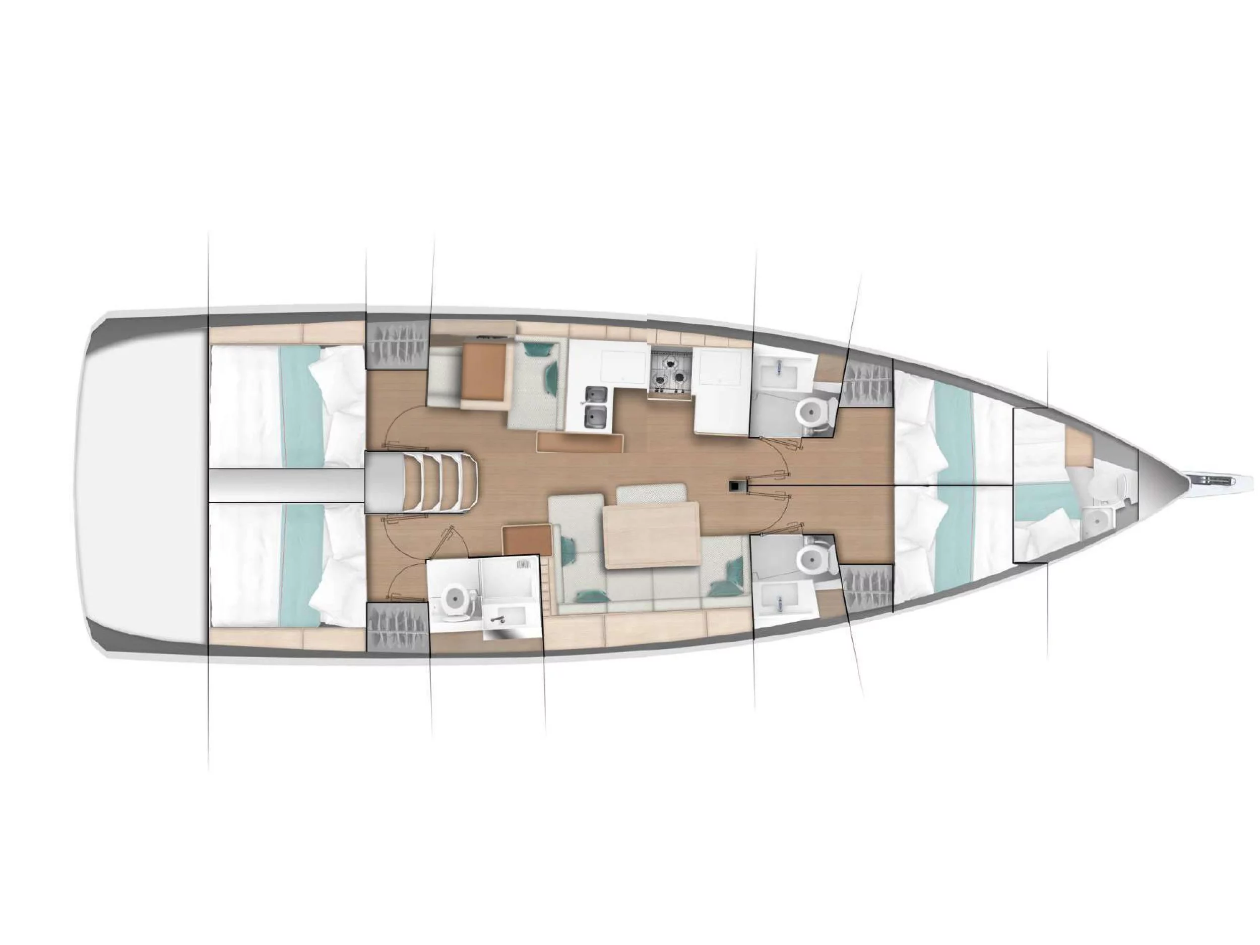 Sun Odyssey 490 (Kalm) Plan image - 20