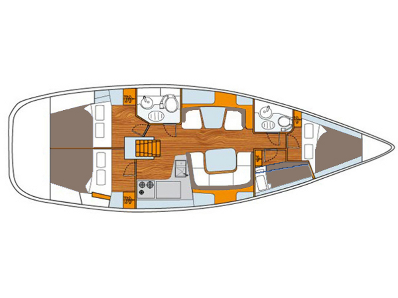 Photo #6 - Sun Odyssey 43DS (GABRIELA) en Murter - 16714