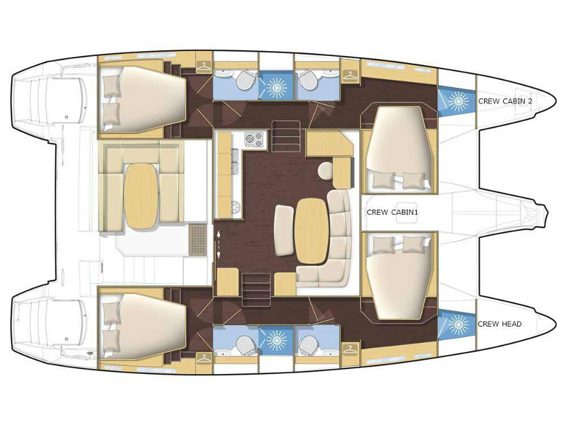 Photo #4 - Lagoon 421 (Nirvana AC Watermaker Gen + elegant pack refit 2022) en Lefkada - 24186