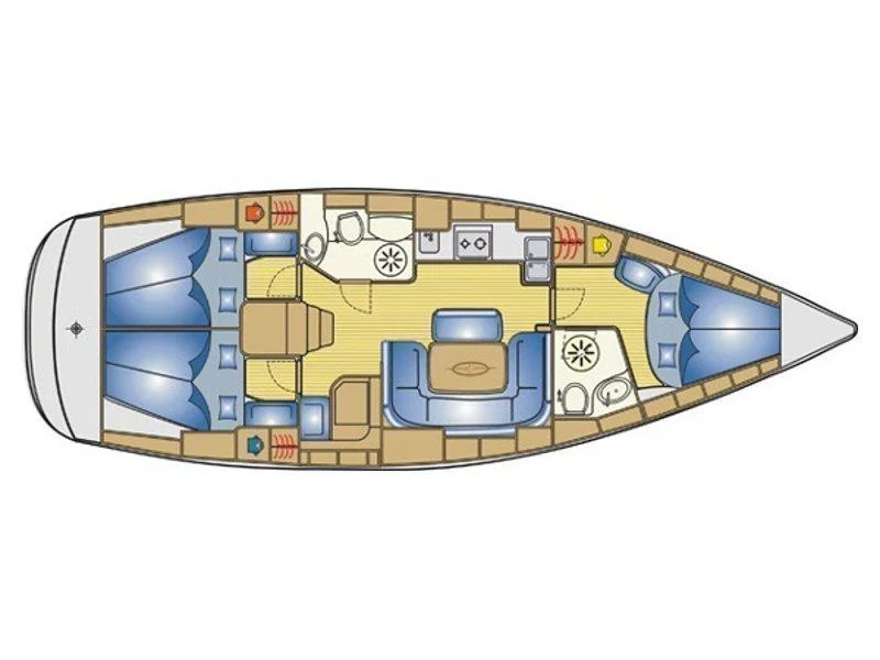Bavaria 39 Cruiser-8 (Tamajo) Plan image - 7