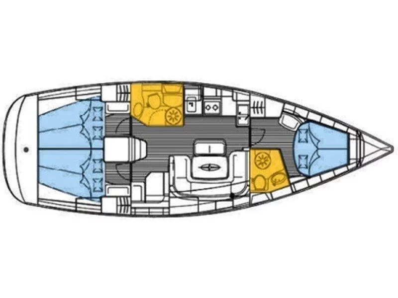 Bavaria 39 Cruiser (Kinky) Plan image - 1