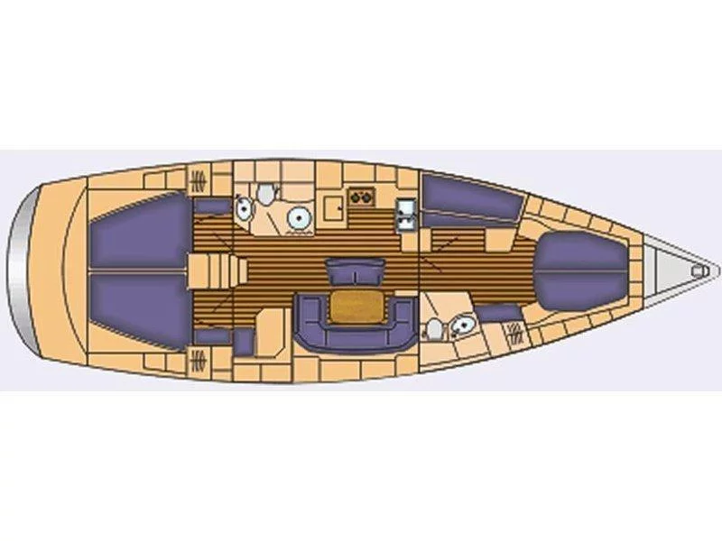 Bavaria 46 Cruiser (Malice) Plan image - 2