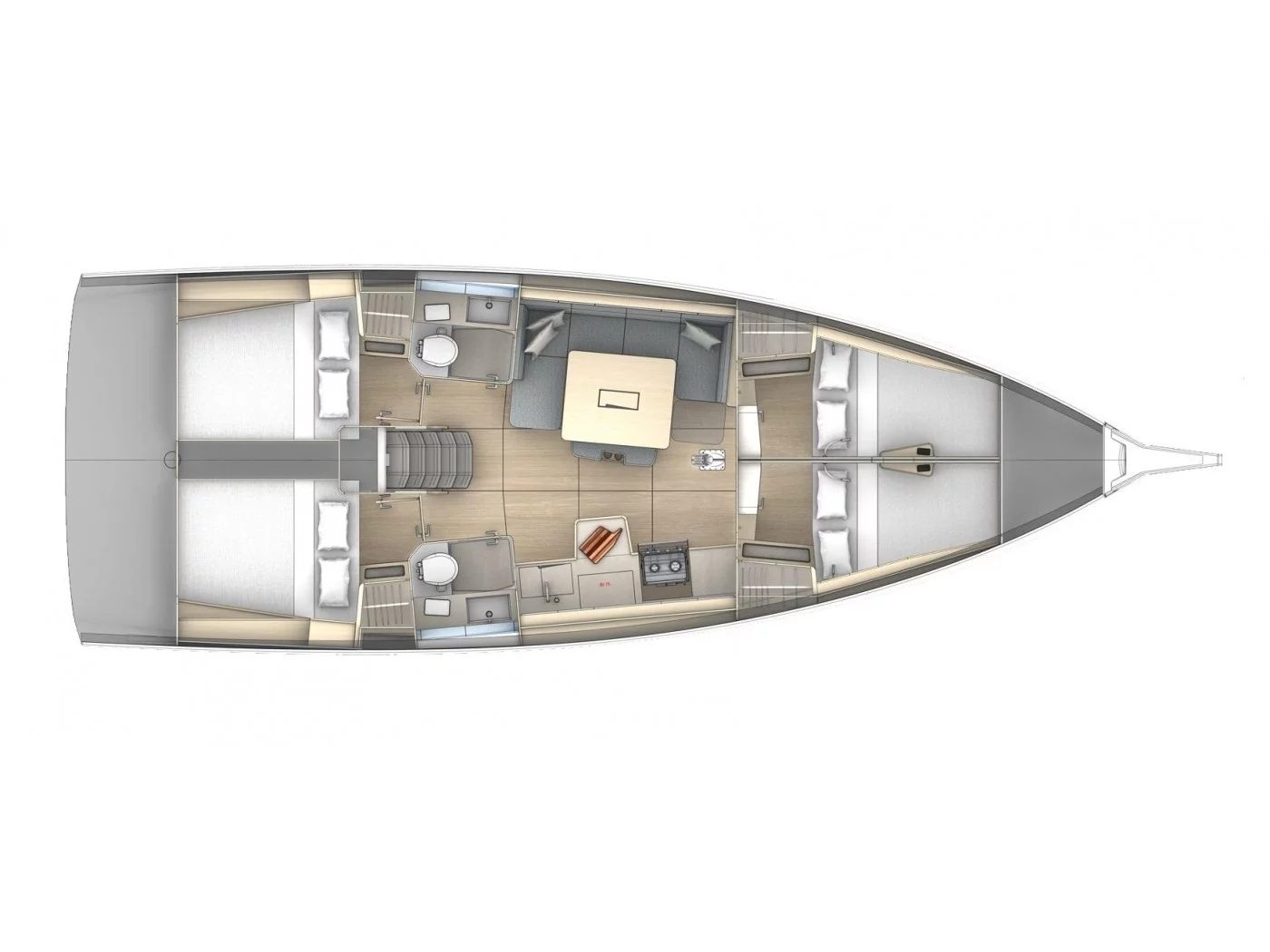 Dufour 41 (Ninide -, Solar Panel) Plan image - 2