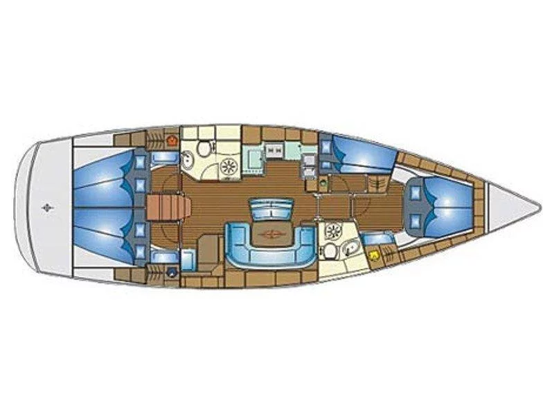 Bavaria 46 Cruiser (Eros) Plan image - 2