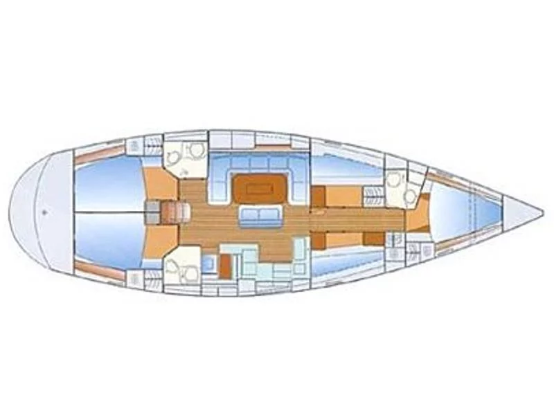 Bavaria 50 Cruiser sp (Bavaria 50 Cruiser) Plan image - 2