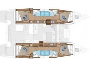 Lagoon 46 (Silver Elli) Plan image - 3