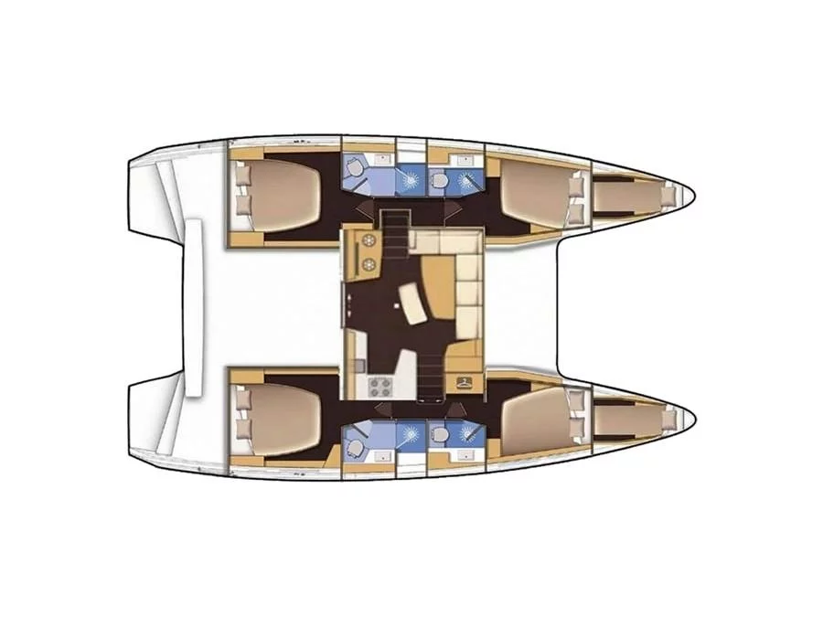 Lagoon 42 (Idal) Plan image - 5