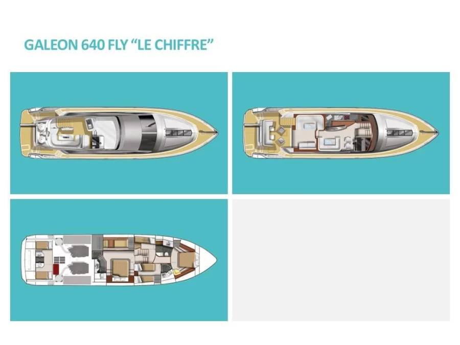 Galeon 640 Fly (Le Chiffre) Plan image - 32