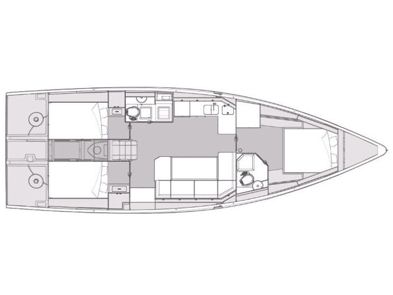 Photo #14 - Elan Impression 45 (OLLIE new 2024 (air condition, cross-cut dacron sails)) en Primosten - 5391