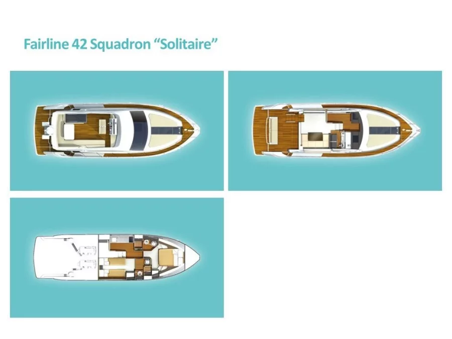 Fairline Squadron 42 (Solitaire) Plan image - 13