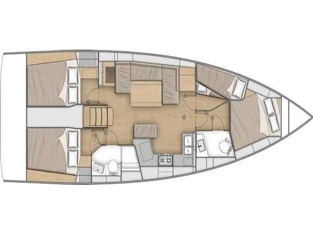 Oceanis 40.1 (Beatrice) Plan image - 2