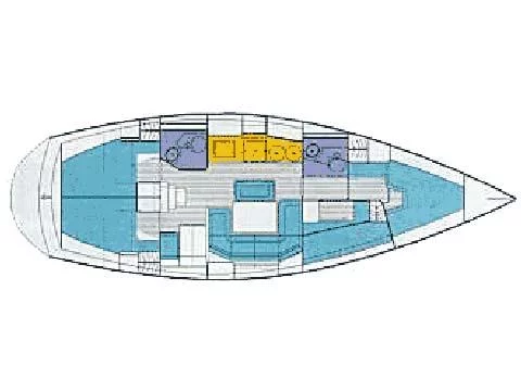 Bavaria 41H (Captain Teo) Plan image - 1