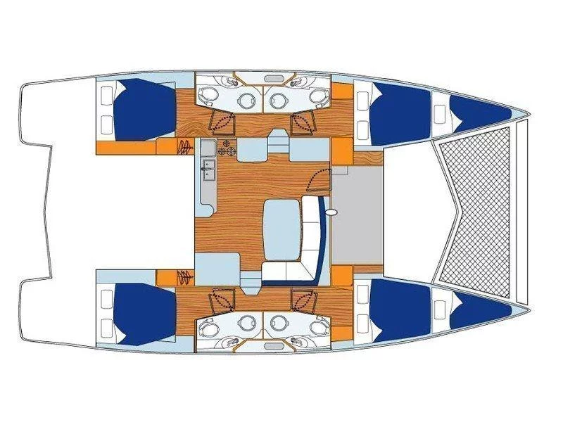 Leopard 44 () Plan image - 17