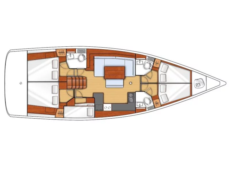 Oceanis 48 (Lucy) Plan image - 3