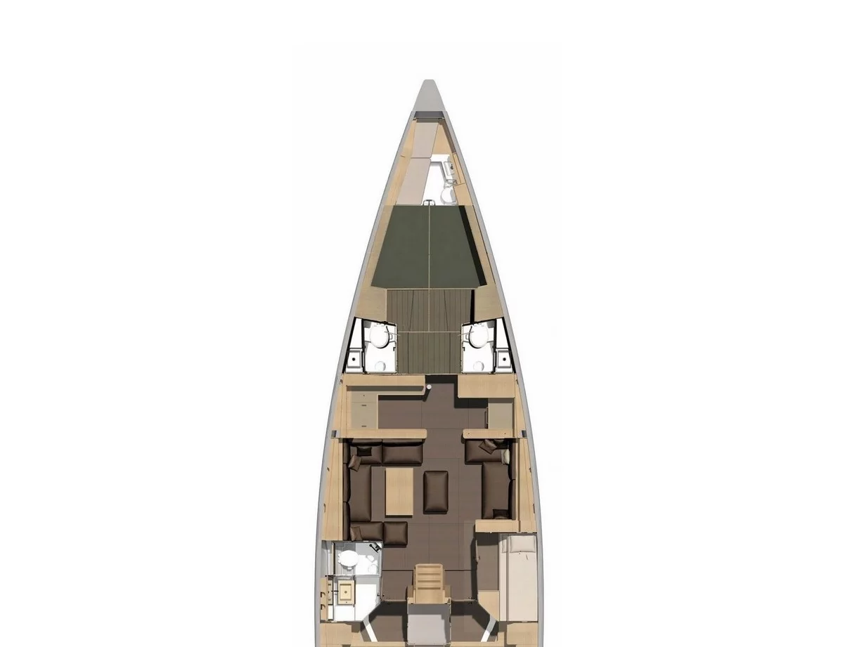 Dufour 56 Exclusive (Silente) Plan image - 37