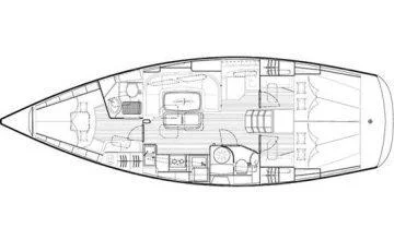 Bavaria 40 cruiser (Maistros) Plan image - 2