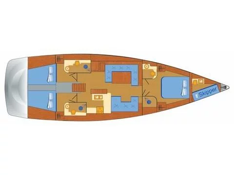 Hanse 588 (FitzRoy) Plan image - 11