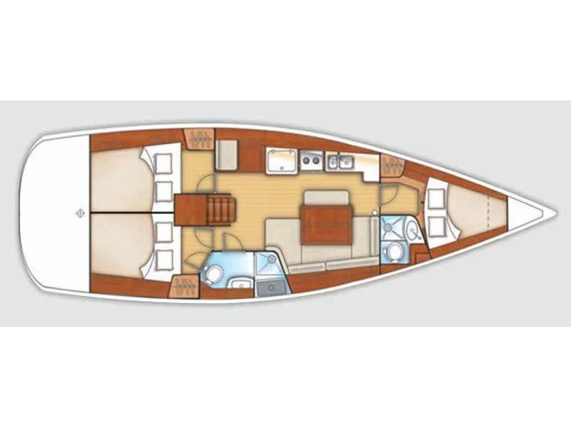 Oceanis 40 (MARCO POLO - Refit2018) Plan image - 2