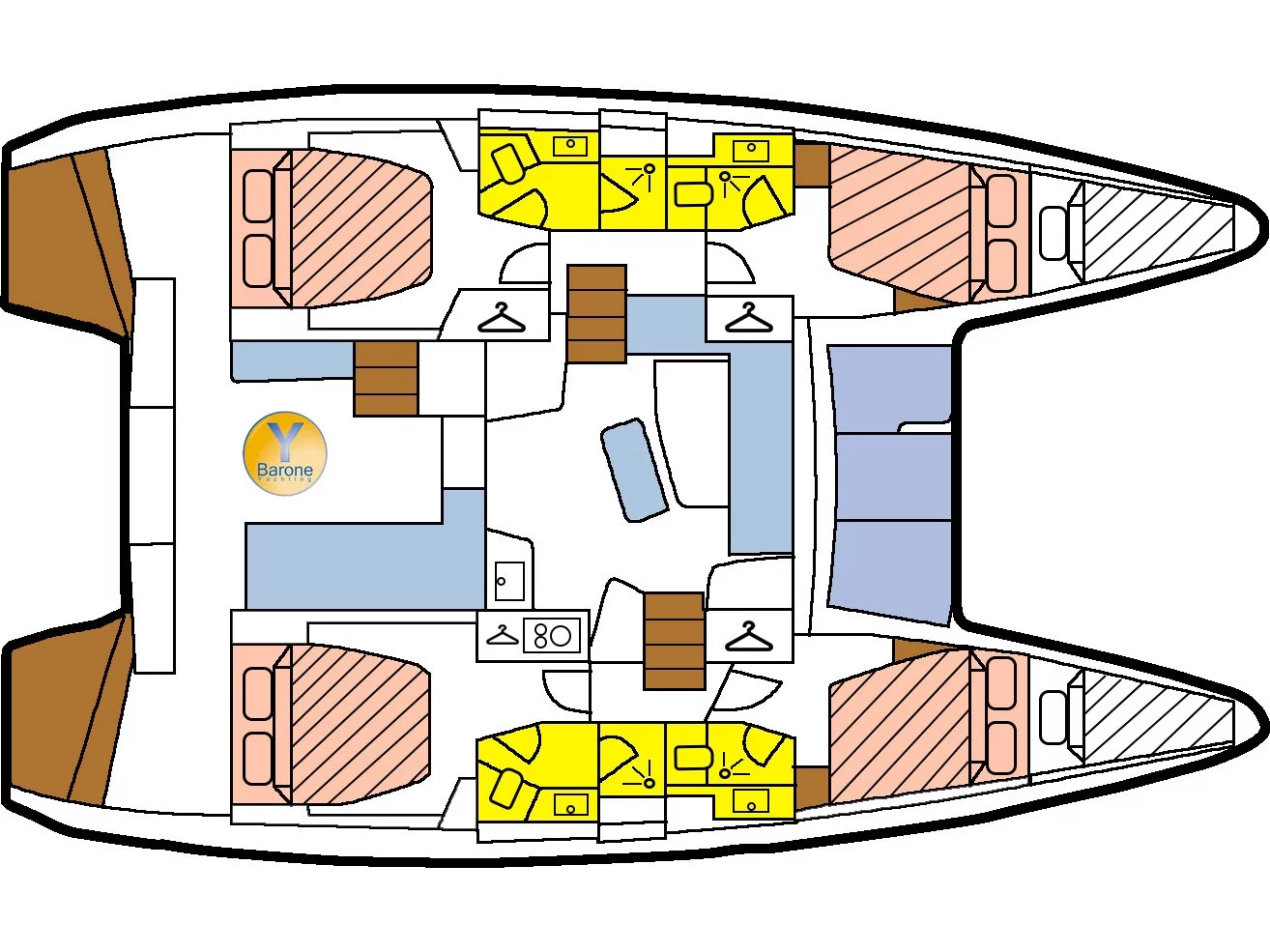 Lagoon 42 (Best Elli) Plan Image - 4