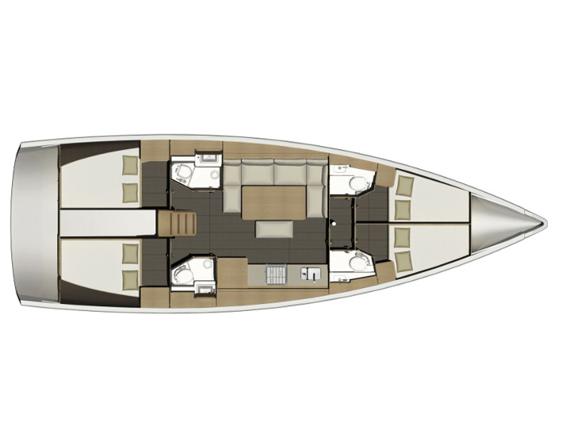 Photo #8 - DUFOUR 460 Grand Large BT (LOLA) en Sukosan - 9725