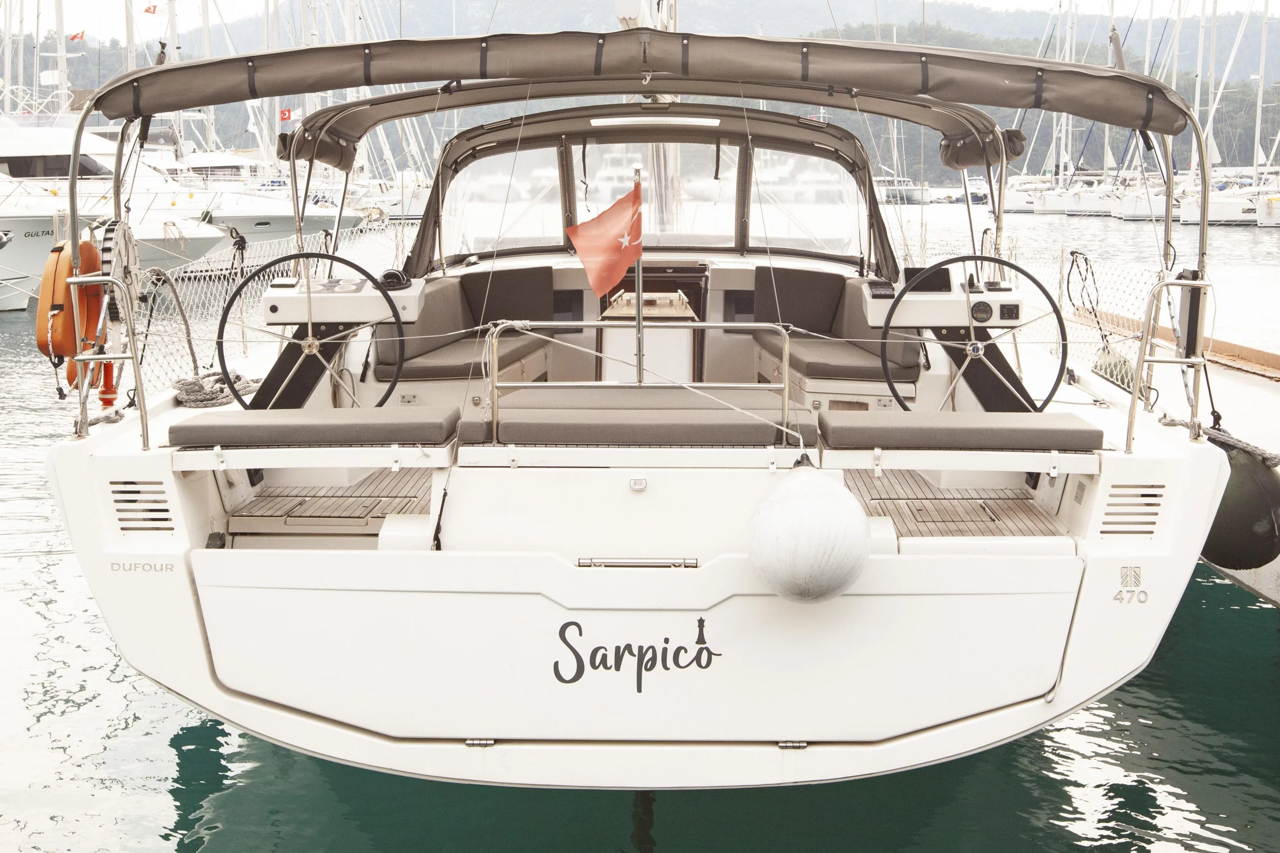 Dufour 470 (Sarpico) Transom - 13