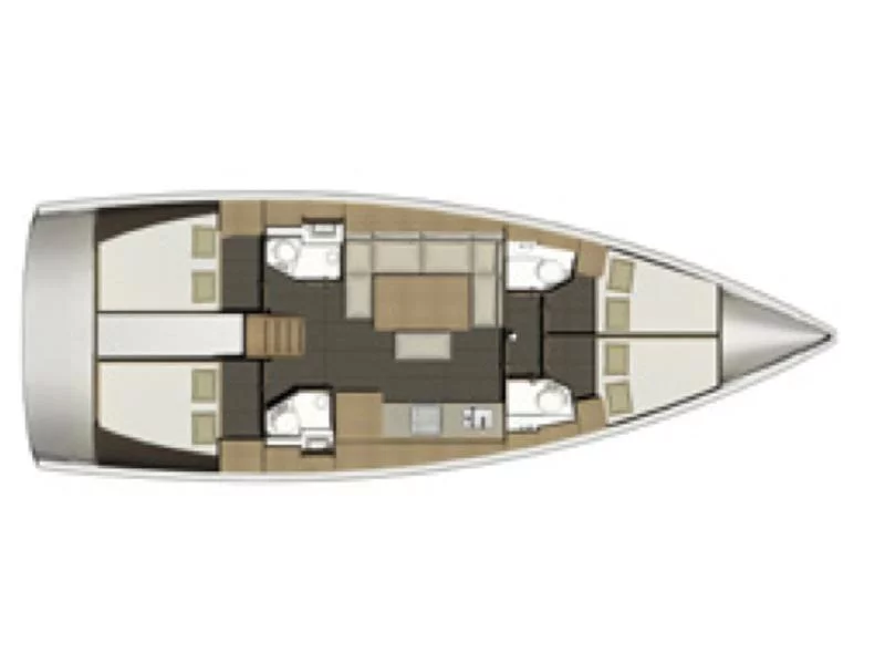 Dufour 460 Grand Large (Odyssea) Plan image - 7